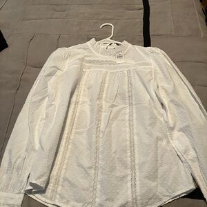 Lace embroidered summer top